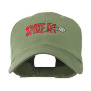 Spike It Volleyball Logo Embroidered Cap