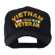 Veteran Military Large Patch Cap