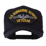 Veteran Military Large Patch Cap