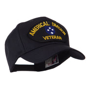 Veteran Military Large Patch Cap