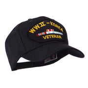 Veteran Military Large Patch Cap