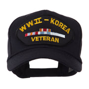 Veteran Military Large Patch Cap