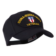 Veteran Military Large Patch Cap