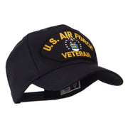 Veteran Military Large Patch Cap