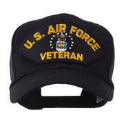 Veteran Military Large Patch Cap