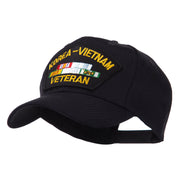 Veteran Military Large Patch Cap