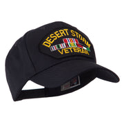 Veteran Military Large Patch Cap