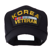 Veteran Military Large Patch Cap