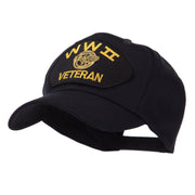 Veteran Military Large Patch Cap