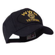 Veteran Military Large Patch Cap