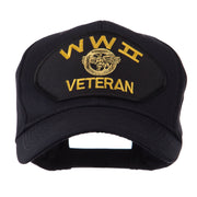 Veteran Military Large Patch Cap