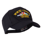 Veteran Military Large Patch Cap