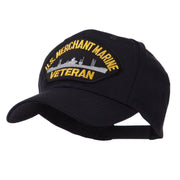 Veteran Military Large Patch Cap