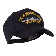 Veteran Military Large Patch Cap