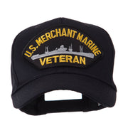 Veteran Military Large Patch Cap