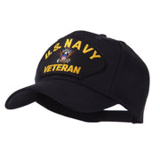 Veteran Military Large Patch Cap