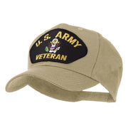 Veteran Military Large Patch Cap