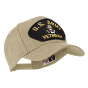 Veteran Military Large Patch Cap