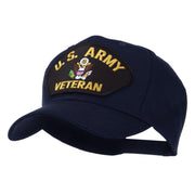 Veteran Military Large Patch Cap