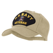 Veteran Military Large Patch Cap