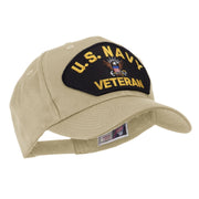 Veteran Military Large Patch Cap