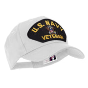 Veteran Military Large Patch Cap