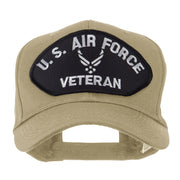 Veteran Military Large Patch Cap