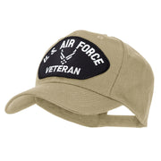 Veteran Military Large Patch Cap