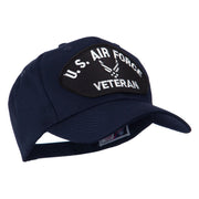 Veteran Military Large Patch Cap