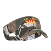 Vietnam Veteran Embroidered Military Visor