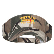 Vietnam Veteran Embroidered Military Visor