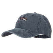 Vampire Fangs Embroidered Unstructured Cotton Cap