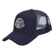 Naval Space Command Embroidered Mesh Cap