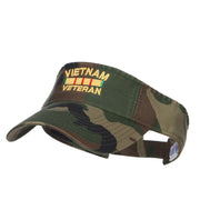 Vietnam Veteran Embroidered Military Visor