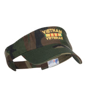 Vietnam Veteran Embroidered Military Visor