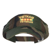 Vietnam Veteran Embroidered Military Visor