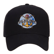 Naval Space Command Embroidered Mesh Cap