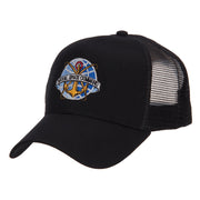 Naval Space Command Embroidered Mesh Cap