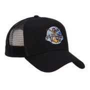 Naval Space Command Embroidered Mesh Cap