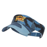 Vietnam Veteran Embroidered Military Visor