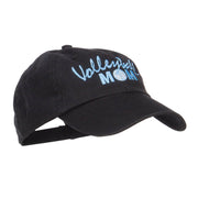 Volleyball Mom Embroidered Low Profile Cap