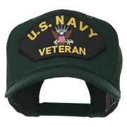 US Navy Veteran Military Patched High Profile Cap