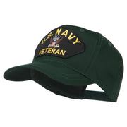 US Navy Veteran Military Patched High Profile Cap