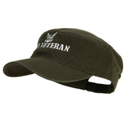 Navy Veteran Embroidered Military Cap