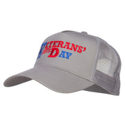 Veterans Day Embroidered 5 Panel Mesh Cap