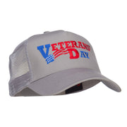 Veterans Day Embroidered 5 Panel Mesh Cap