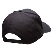 Cowboy Gun Embroidered Solid Cotton Twill Pro Style Cap - Charcoal OSFM