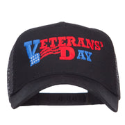 Veterans Day Embroidered 5 Panel Mesh Cap