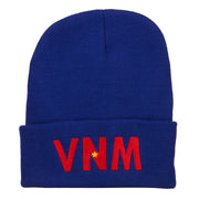 Vietnam VNM Flag Embroidered Long Beanie