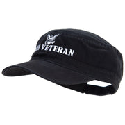 Navy Veteran Embroidered Military Cap